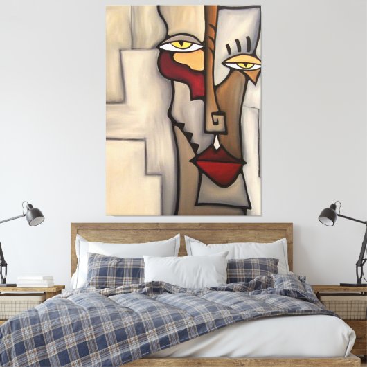 拡大キャンバス印刷 キャンバスプリント (インサイチュ (寝室))