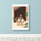 拡大キャンバス印刷 キャンバスプリント (インサイチュ (ウッドフロア))