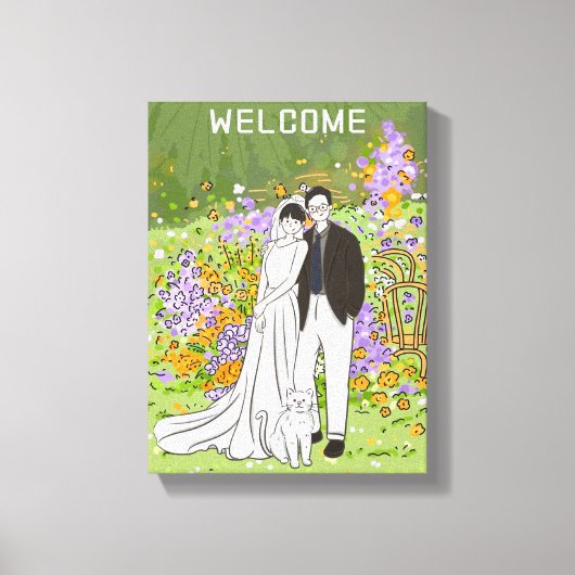 拡大キャンバス印刷 キャンバスプリント (正面)