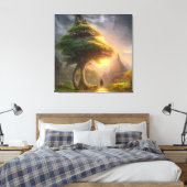 拡大キャンバス印刷 キャンバスプリント (インサイチュ (寝室))