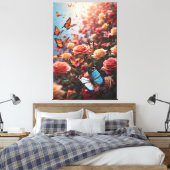 拡大キャンバス印刷 キャンバスプリント (インサイチュ (寝室))