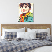 拡大キャンバス印刷 キャンバスプリント (インサイチュ (寝室))