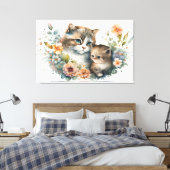 拡大キャンバス印刷 キャンバスプリント (インサイチュ (寝室))