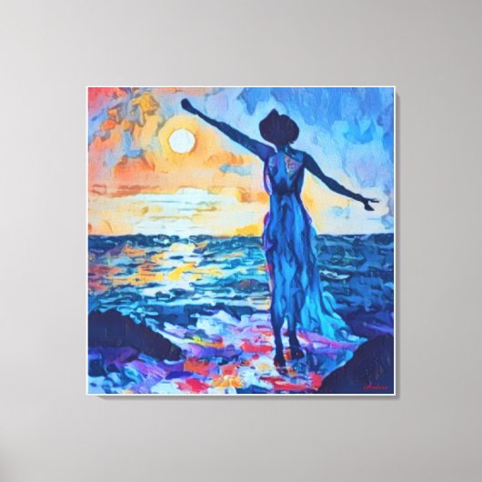 拡大キャンバス印刷 キャンバスプリント (正面)