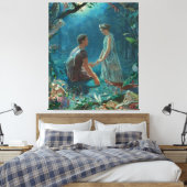 拡大キャンバス印刷 キャンバスプリント (インサイチュ (寝室))