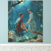 拡大キャンバス印刷 キャンバスプリント (インサイチュ (ウッドフロア))