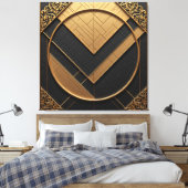 拡大キャンバス印刷 キャンバスプリント (インサイチュ (寝室))