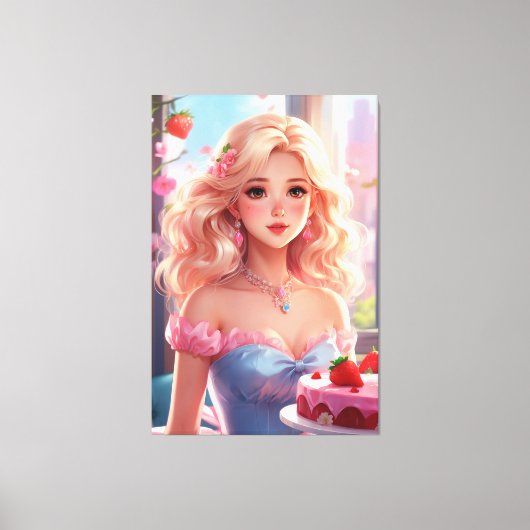 拡大キャンバス印刷 キャンバスプリント (正面)