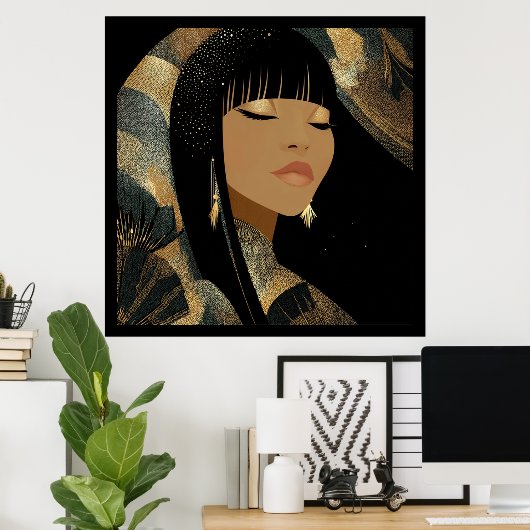 拡大キャンバス印刷 ポスター (ホームオフィス)