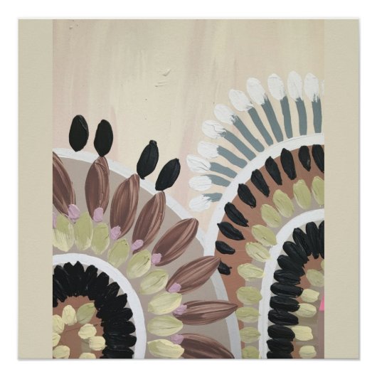 拡大キャンバス印刷 ポスター (正面)