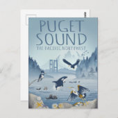 拡大キャンバス印刷 ポストカード (正面/裏面)