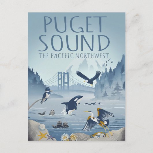 拡大キャンバス印刷 ポストカード (正面)