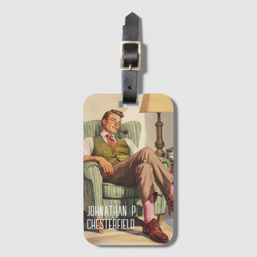 拡大キャンバス印刷 ラゲッジタグ (正面縦)