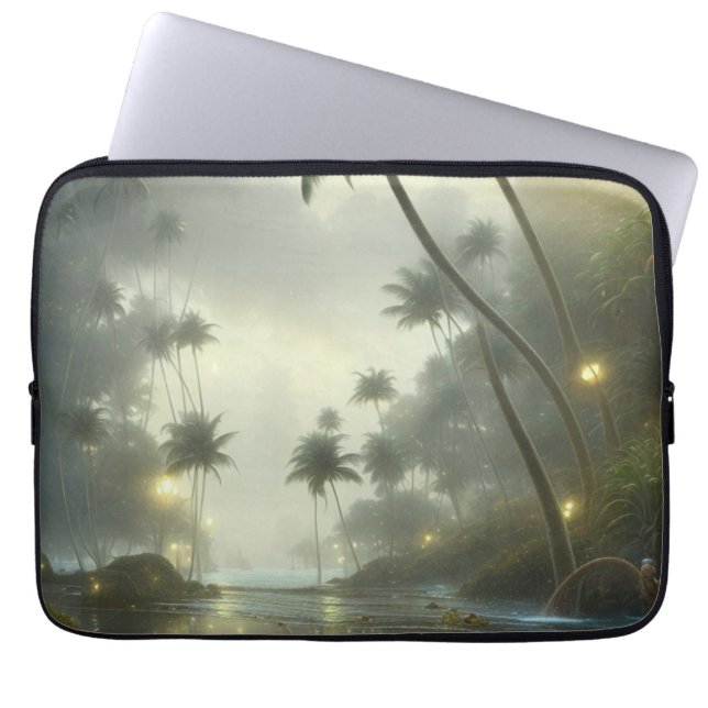 拡大キャンバス印刷 ラップトップスリーブ (正面)