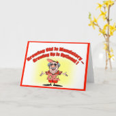 拡大中の古い誕生日カード カード (黄色い花)