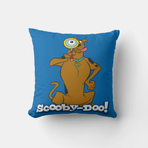 拡大鏡とのScooby-Doo クッション