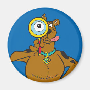 拡大鏡とのScooby-Doo マグネット