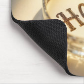 拡大鏡の下で希望を持つ マウスパッド (コーナー)