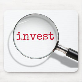 拡大鏡の文字パッドの下にマウスを投資 マウスパッド