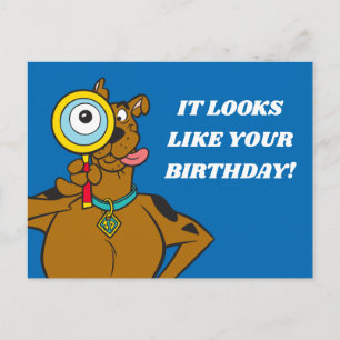 拡大鏡付きスクービードー ポストカード