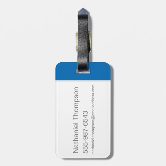 拡大鏡付きスクービードー ラゲッジタグ (裏面縦)