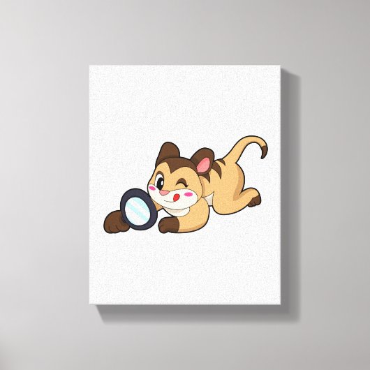 拡大鏡付きメルカット キャンバスプリント (正面)