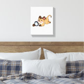 拡大鏡付きメルカット キャンバスプリント (インサイチュ (寝室))