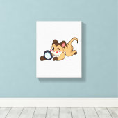 拡大鏡付きメルカット キャンバスプリント (インサイチュ (ウッドフロア))