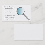 拡大鏡個人調査 名刺 (正面/裏面)