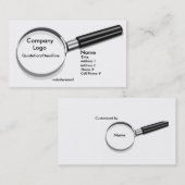 拡大鏡 名刺 (正面/裏面)