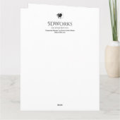 「拡張された人間」カード サンキューカード (裏面)