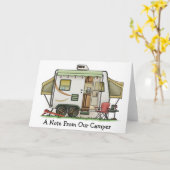 拡張できるHybredのトレーラーのキャンピングカー カード (黄色い花)