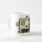 拡張できるHybredのトレーラーのキャンピングカー コーヒーマグカップ (正面左)