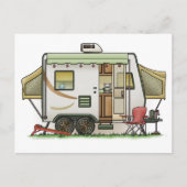 拡張できるHybredのトレーラーのキャンピングカー ポストカード (正面)