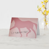 拡張トロットグラフィティ5x7グリーティングカード カード (黄色い花)