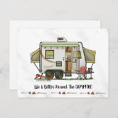 拡張性ハイブリッド型トレーラーキャンパー ポストカード (正面/裏面)