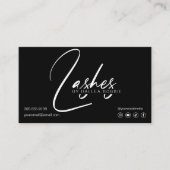 拡張機能のアフターケアの指示をラッシュ 名刺 (正面)