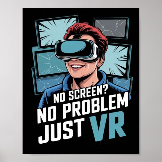 拡張現実を探索するゲーマー向けVRヘッドセット ポスター (正面)