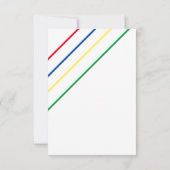 拡張現実ARを持つバルーン誕生日 招待状 (裏面)