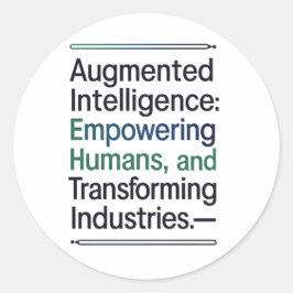 拡張知能 – 人間の力を強化 ラウンドシール