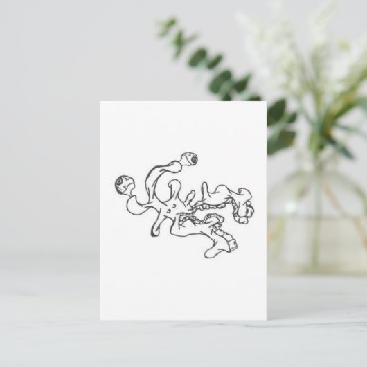 拡張顔 ポストカード (スタンド正面)