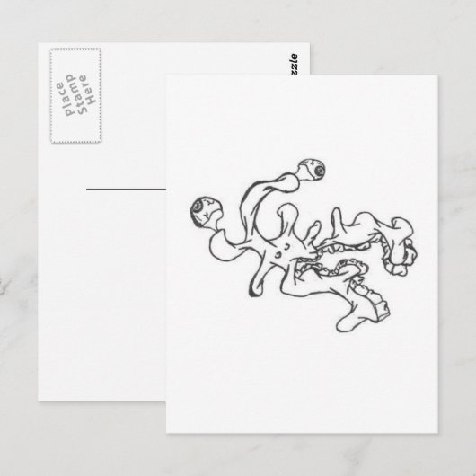 拡張顔 ポストカード (正面/裏面)