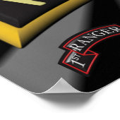 拡張75第レンジャー連隊デザインロゴ ポスター (角)