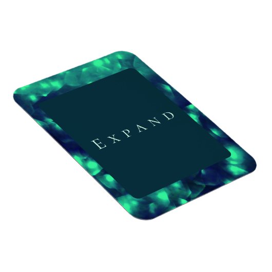 「拡張」カスタマイズ可能なメッセージフォトマグネット マグネット (右側)