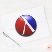 拡散ラケットシール ラウンドシール (封筒)