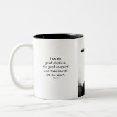 拡散十字 ツートーンマグカップ (左)