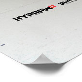 「拡散」日産GT-R R35のドジ感じガーブルー ポスター (角)