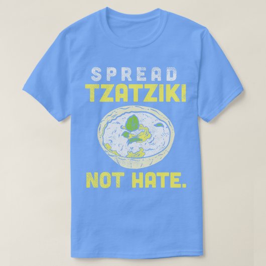 拡散Tzatziki嫌いではない Tシャツ (デザイン正面)