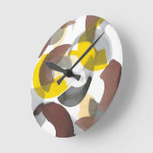 括弧II ラウンド壁時計 (傾斜)