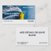 拭き取りクリーンハウスクリーニング名刺 名刺 (正面/裏面)